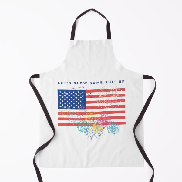 Item preview, Let's Blow Some Shit Up - 4th of July Fireworks - American Flag designed and sold by MassiveArtist.