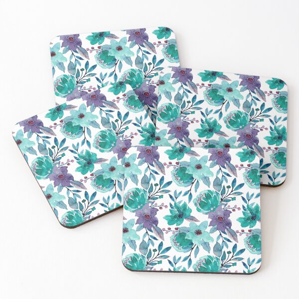 Item preview, Flower Power Floral Pattern design for apparel and beddings designed and sold by Sunnyhova.