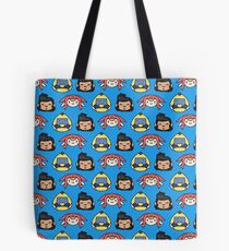 Space Dandy, Meow & QT Pattern Tote Bag