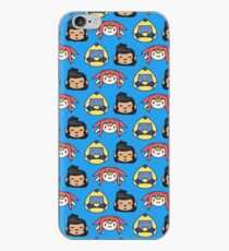 Space Dandy, Meow & QT Pattern iPhone Case