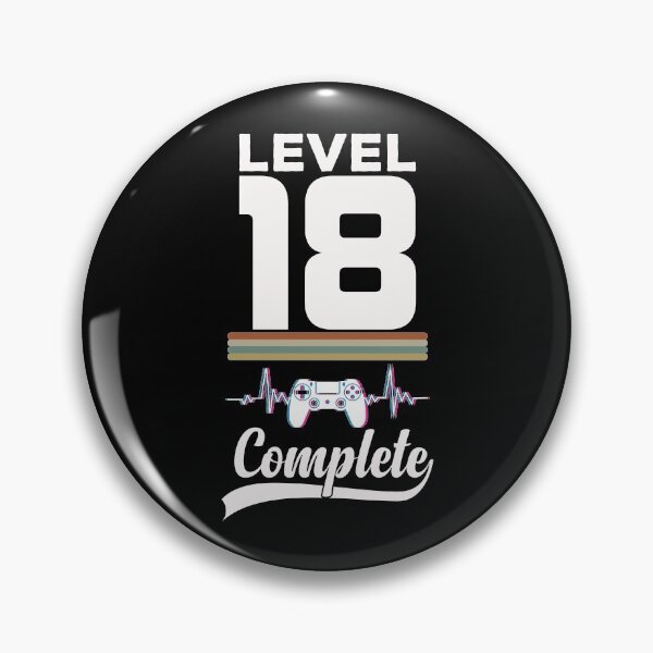 Item preview, Level 18 Complete - Born in 2003 Gaming - 18th Birthday Anniversary Video Game Father's Day Christmas Present designed and sold by ALITOPRINCE.