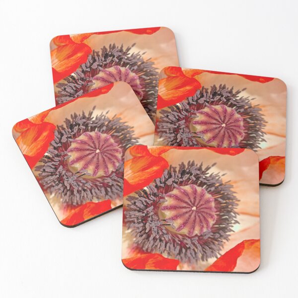 Item preview, Heart of a picotee poppy designed and sold by xophotography.