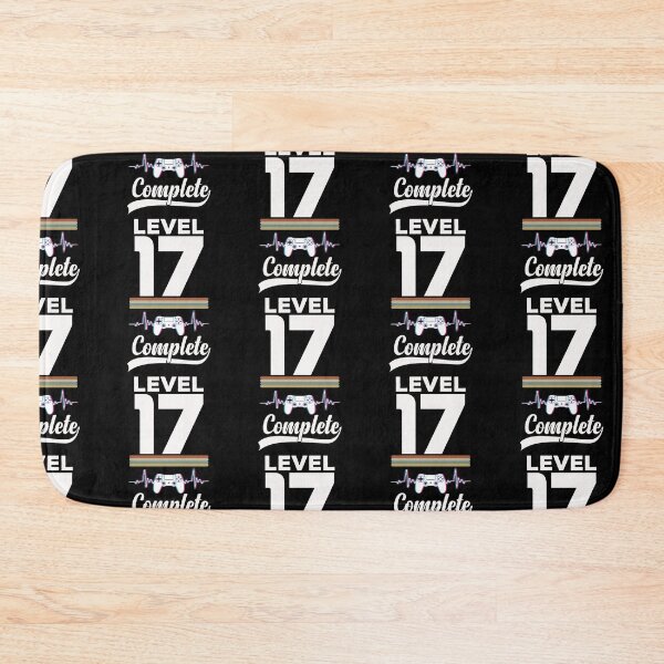 Item preview, Level 17 Complete - Born in 2004 Gaming - 17th Birthday Anniversary Video Game Father's Day Christmas Present designed and sold by ALITOPRINCE.