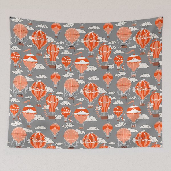 Item preview, Cotton Candy Hot Air Balloons Pattern designed and sold by space-kitten.