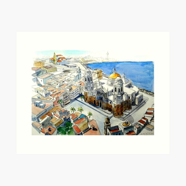 Item preview, Cadiz Cathedral Square designed and sold by Isla Kártare, Agencia de Arte.