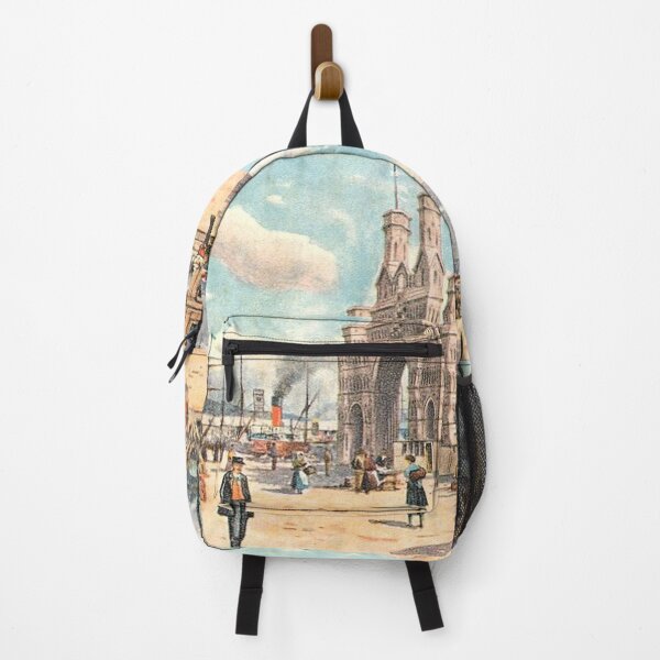 Item preview, Vintage Illustration of Dundee, Scotland - Harbour & Royal Arch designed and sold by yourscotland.