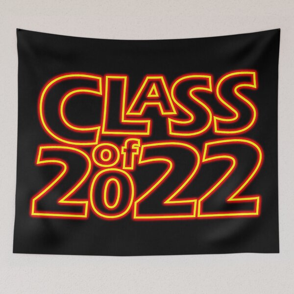 Item preview, Class of 2022 (Neon Glow Burning Fire (Yellow on Red)) designed and sold by gkillerb.