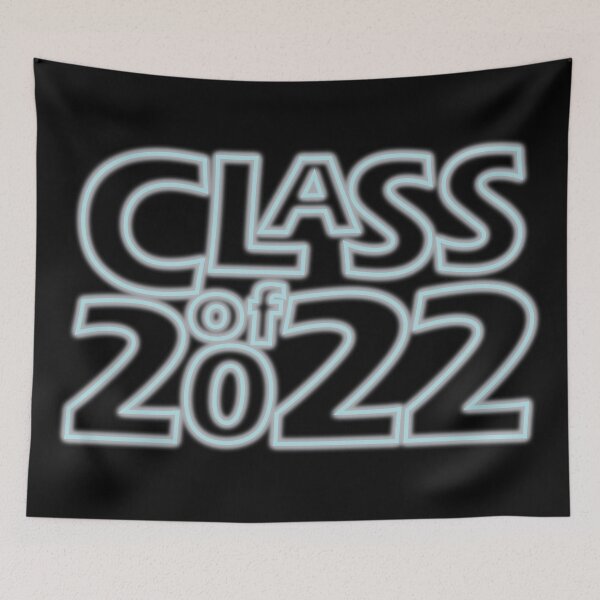 Item preview, Class of 2022 (Neon Glow Ghostlight (Very Light Blue on Silver)) designed and sold by gkillerb.
