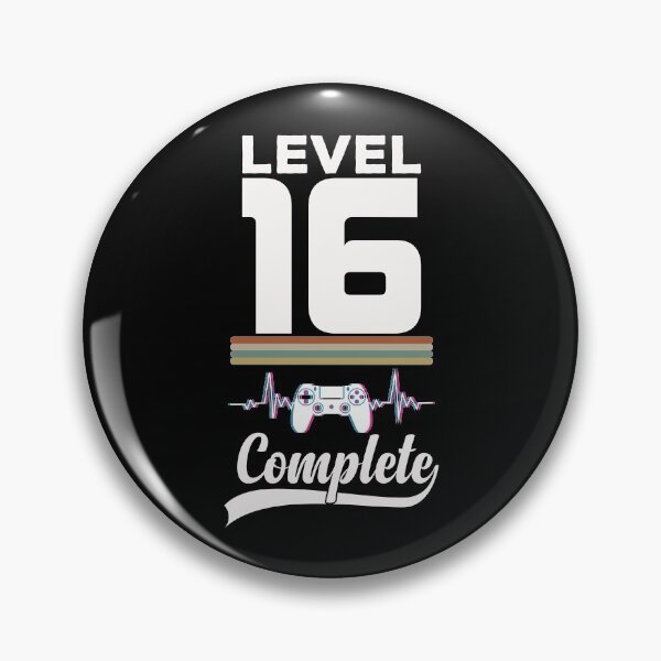 Item preview, Level 16 Complete - Born in 2005 Gaming - 16th Birthday Anniversary Video Game Father's Day Christmas Present designed and sold by ALITOPRINCE.