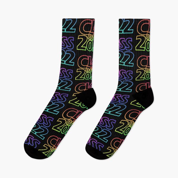 Artikelvorschau, Class of 2022 (Black w Rainbow Border) entworfen und verkauft von gkillerb.