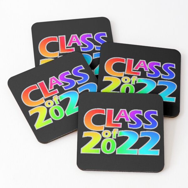 Item preview, Class of 2022 (Rainbow w Silver Border) on Black designed and sold by gkillerb.
