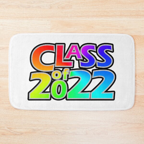 Item preview, Class of 2022 (Rainbow w Silver Border) on White designed and sold by gkillerb.