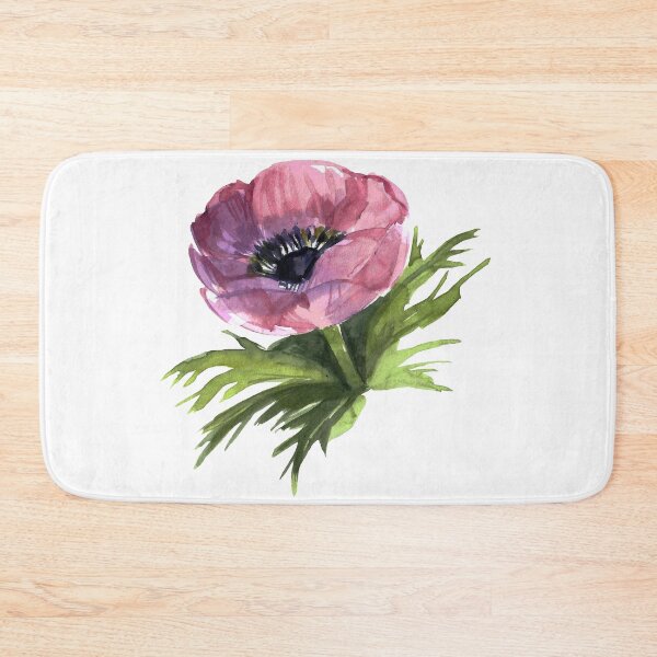 Item preview, Watercolor Anemone. Vintage Pretty Anemone. designed and sold by ZheltakovaIana.