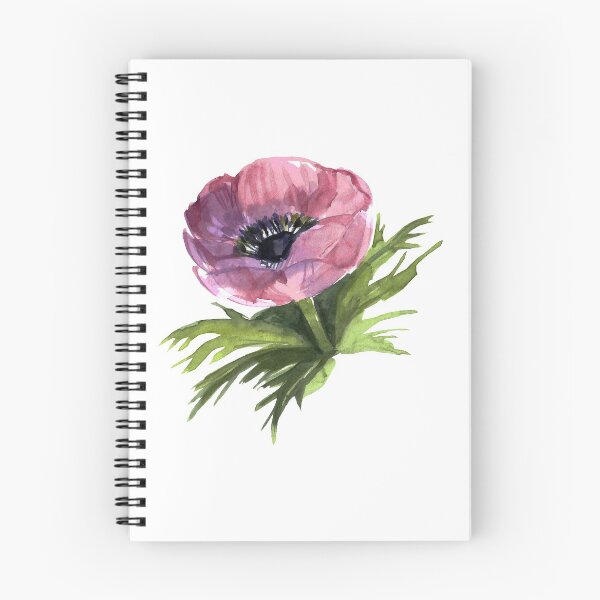 Item preview, Watercolor Anemone. Vintage Pretty Anemone. designed and sold by ZheltakovaIana.