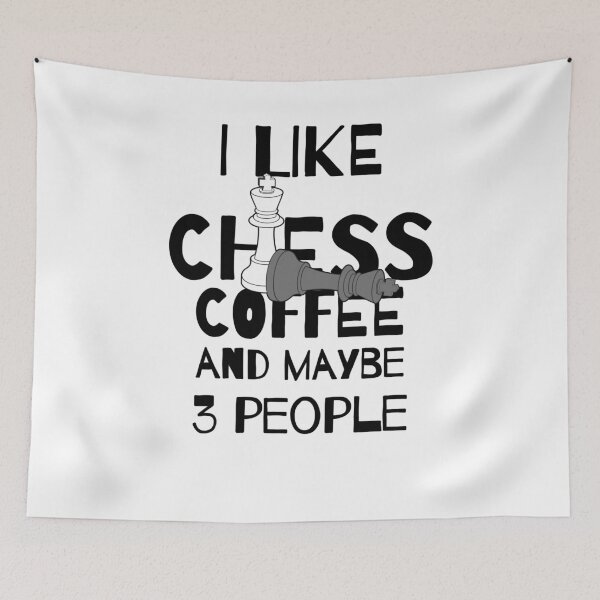 Item preview, I like chess coffee and maybe 3 people designed and sold by Hoffman-Design.
