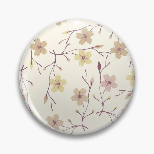 Item preview, Tonos neutros Patrón floral designed and sold by itsimplea.