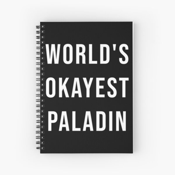 Vista previa del artículo con la obra «Camiseta negra divertida con meme de broma de Warcraft y WoW con el paladín más aceptable del mundo | Regalo perfecto», diseñado y vendido por cherylousi.