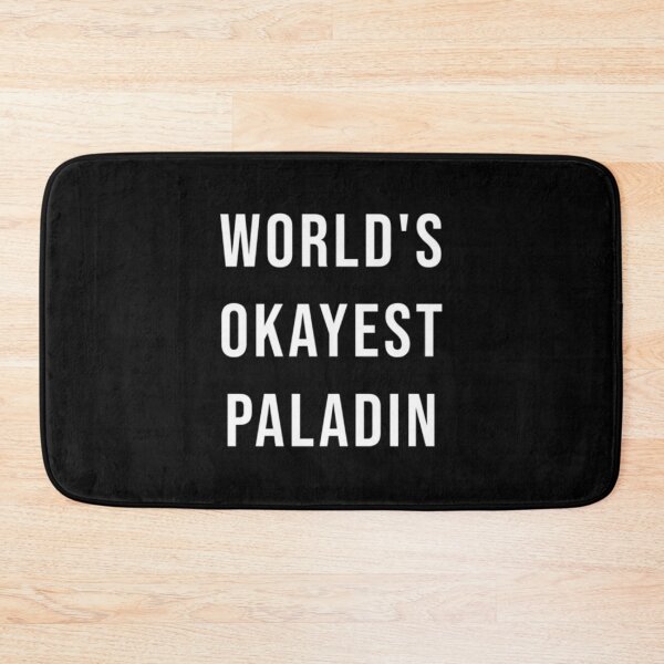 Item preview, World's Okayest Paladin Warcraft WoW Gaming Funny Joke Meme Black T Shirt | Perfect Gift designed and sold by cherylousi.