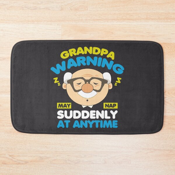 Item preview, May Nap Suddenly At Any Time Funny Grandpa Warning designed and sold by Chris Pierre Art.
