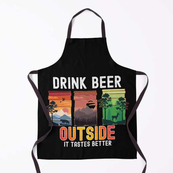Item preview, Drink Beer Outside it Tastes Better Camping Lovers designed and sold by Nzgiftsandmore.