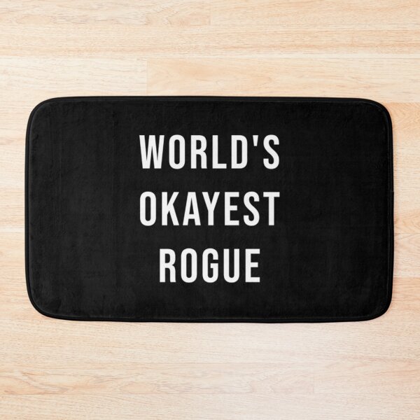 Item preview, World's Okayest Rogue Warcraft WoW Gaming Funny Joke Meme Black T Shirt | Perfect Gift designed and sold by cherylousi.