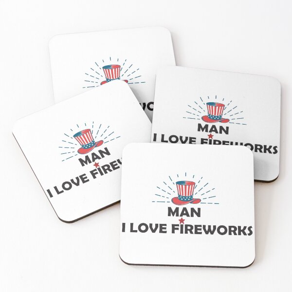 Item preview,   Man I Love Fireworks Funny 4th of July Gift designed and sold by UrFavB.