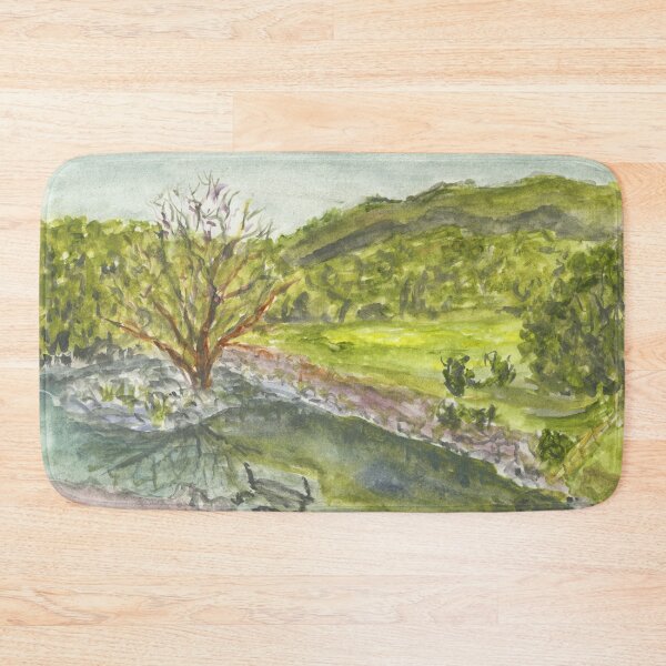 Item preview, View from Brundholme Bridge on the Keswick to Threlkeld Railway Path designed and sold by LymphomaLass.