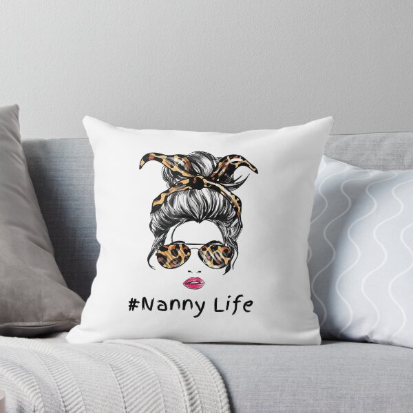 Item preview, Nanny Life Leopard Messy Bun Life designed and sold by speakupandshine.