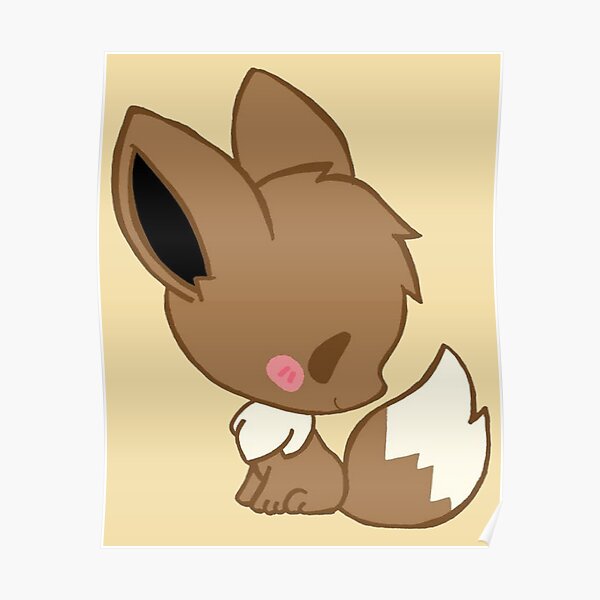 Poster Eevee Redbubble