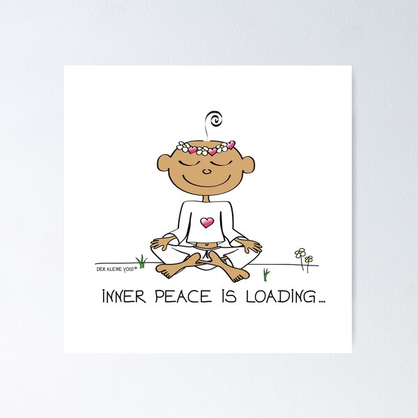 Item preview, Inner Peace Is Loading designed and sold by der-kleine-yogi.