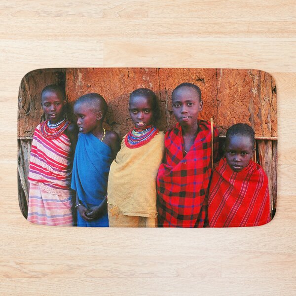 Item preview, African Children In Kenya, Africa By Mud Hut  designed and sold by DEC02.