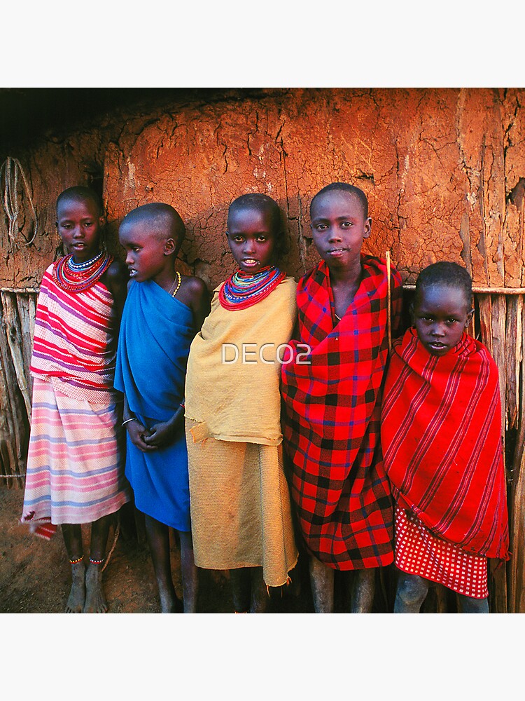 Premium Photo, Colorful plaids of the masai tribe. african blankets from  kenya and tanzania.