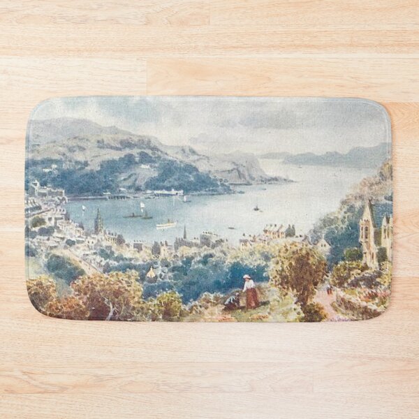 Item preview, Vintage Illustration of Oban, Scotland - Island of Kerrera designed and sold by yourscotland.