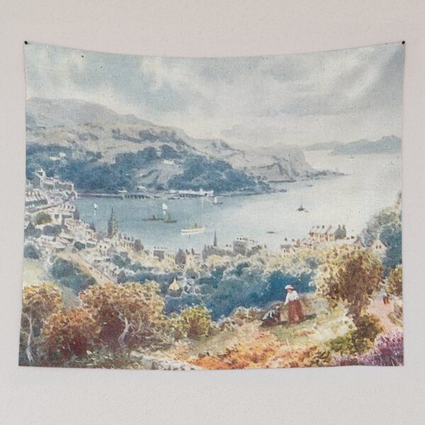 Item preview, Vintage Illustration of Oban, Scotland - Island of Kerrera designed and sold by yourscotland.