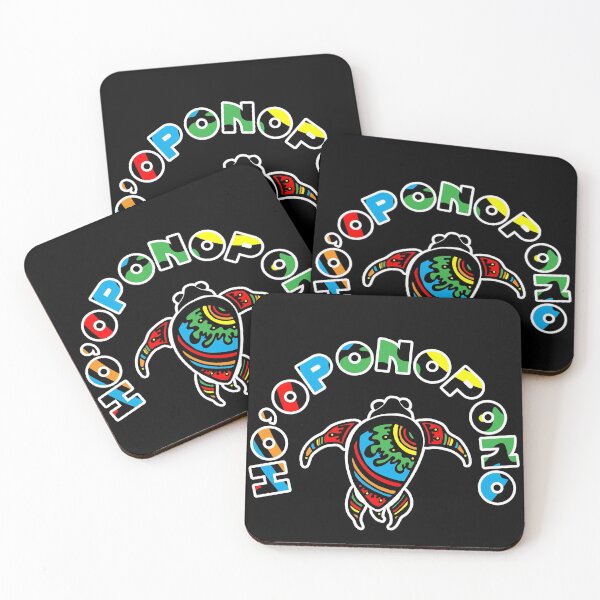 Item preview, Ho' oponopono! colorful hawaii design of a turtle with the saying ho oponopono. designed and sold by NobelFashion.