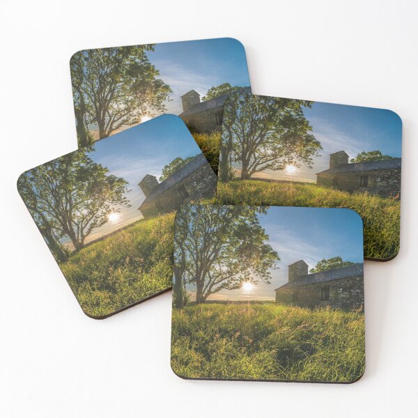 Item preview, Sunset over Carngurwch Church designed and sold by LluniauDafyddEm.