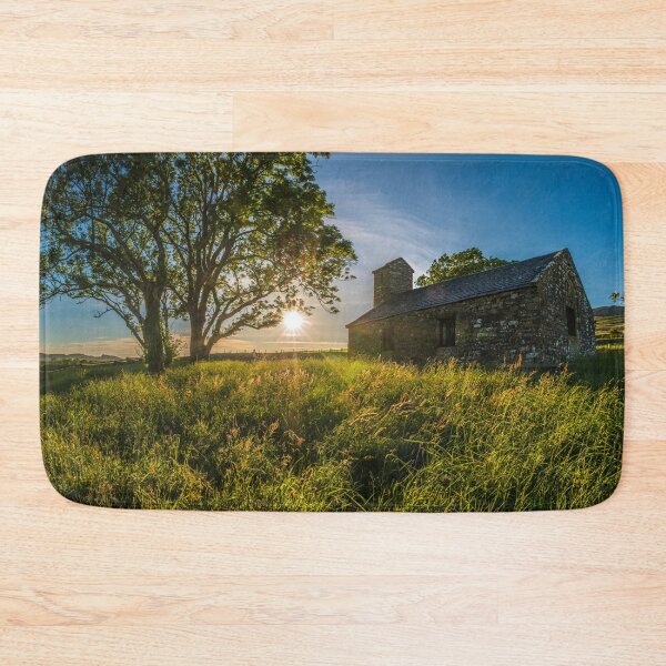 Item preview, Sunset over Carngurwch Church designed and sold by LluniauDafyddEm.