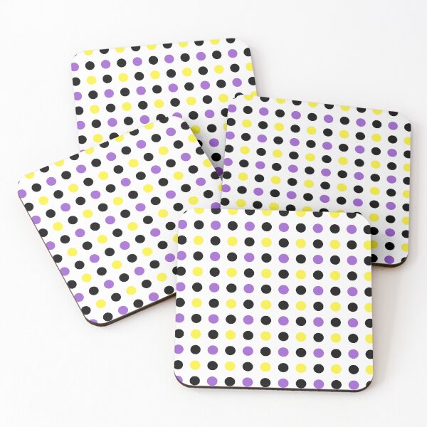 Item preview, 65 MCMLXV LGBT Non Binary Pride Flag Polka Dot Pattern designed and sold by 65 MCMLXV.