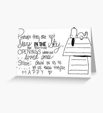 Snoopy Quote Greeting Card