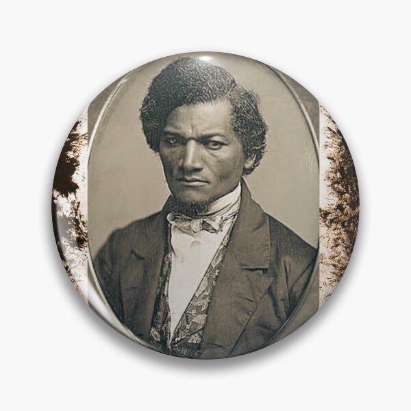 Item preview, Young Frederick Douglass Portrait Public Domain Images Design designed and sold by EarthArtDesigns.