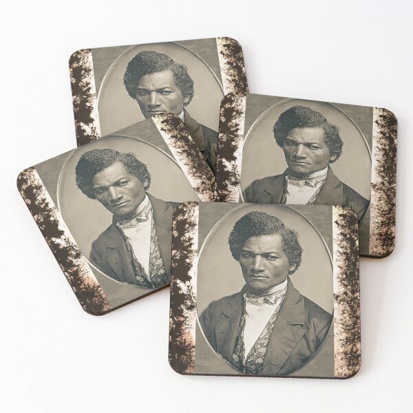 Item preview, Young Frederick Douglass Portrait Public Domain Images Design designed and sold by EarthArtDesigns.