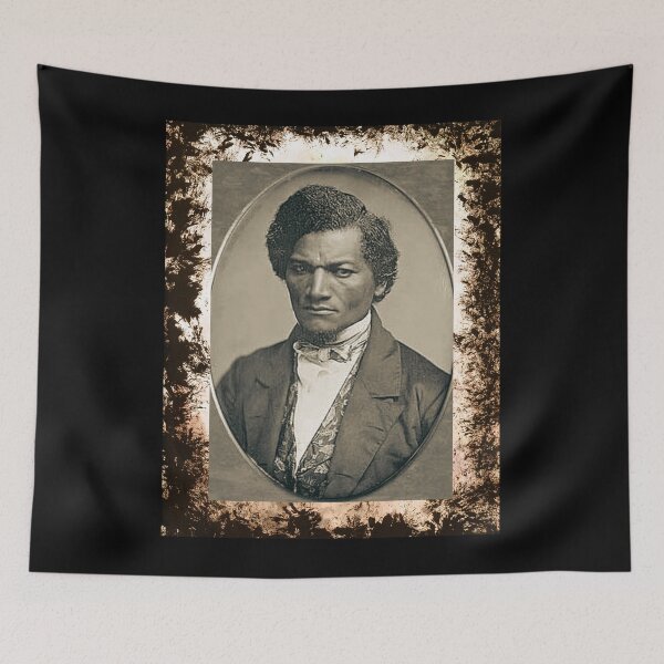 Item preview, Young Frederick Douglass Portrait Public Domain Images Design designed and sold by EarthArtDesigns.