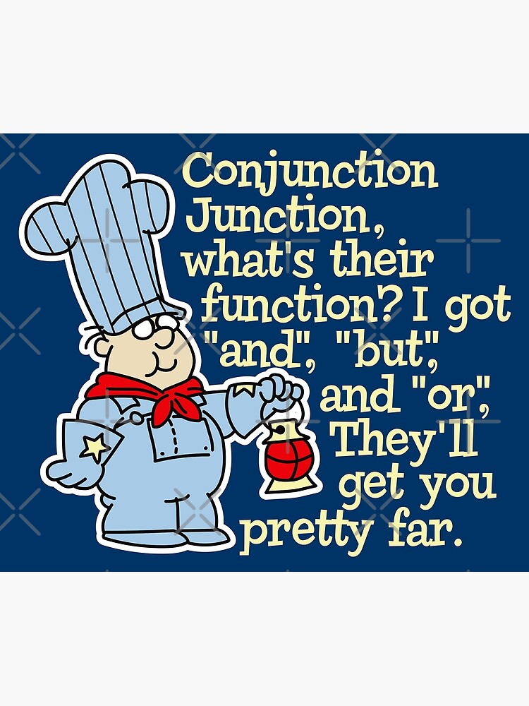 "Conjunction Junction Conductor" Poster for Sale by alhern67 Redbubble