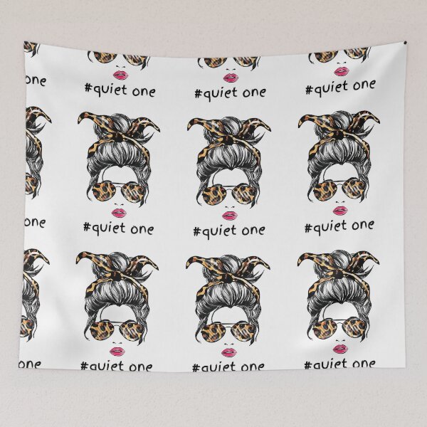 Item preview, The Quiet One The Leopard Messy Bun Life designed and sold by speakupandshine.