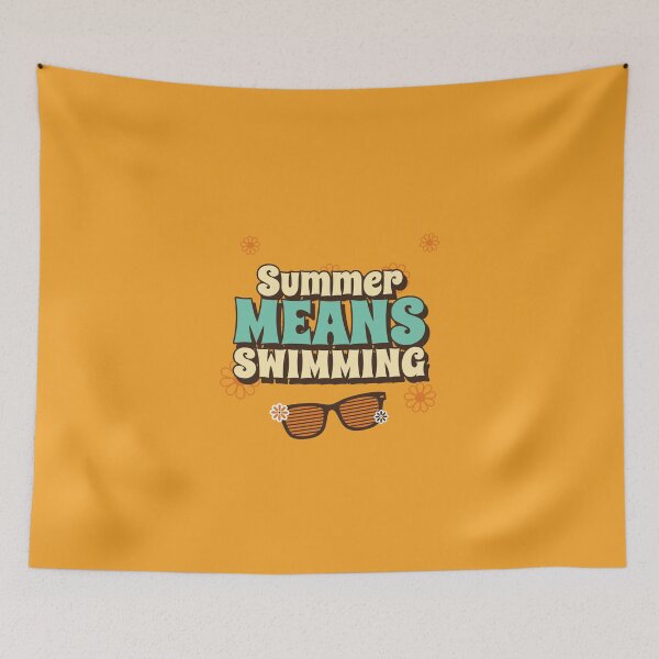 Item preview, Summer Means Swimming  designed and sold by art-fox.