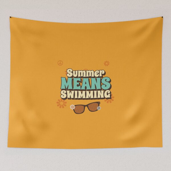 Item preview, Summer Means Swimming  designed and sold by art-fox.