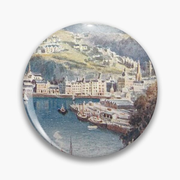 Item preview, Vintage Illustration of Oban, Scotland - From Pulpit Hill designed and sold by yourscotland.
