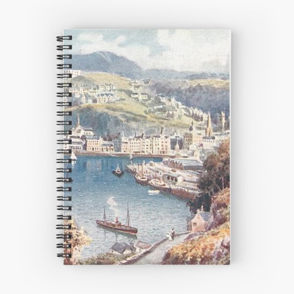 Item preview, Vintage Illustration of Oban, Scotland - From Pulpit Hill designed and sold by yourscotland.