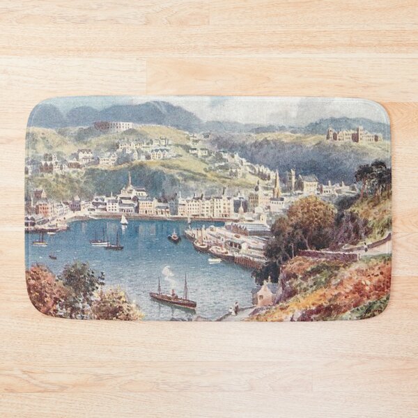 Item preview, Vintage Illustration of Oban, Scotland - From Pulpit Hill designed and sold by yourscotland.