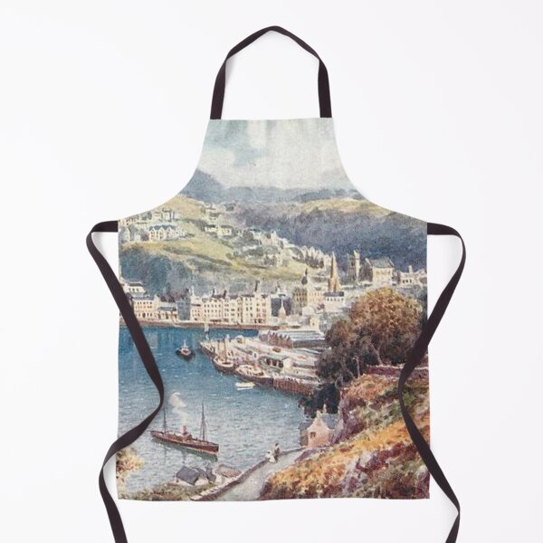 Item preview, Vintage Illustration of Oban, Scotland - From Pulpit Hill designed and sold by yourscotland.